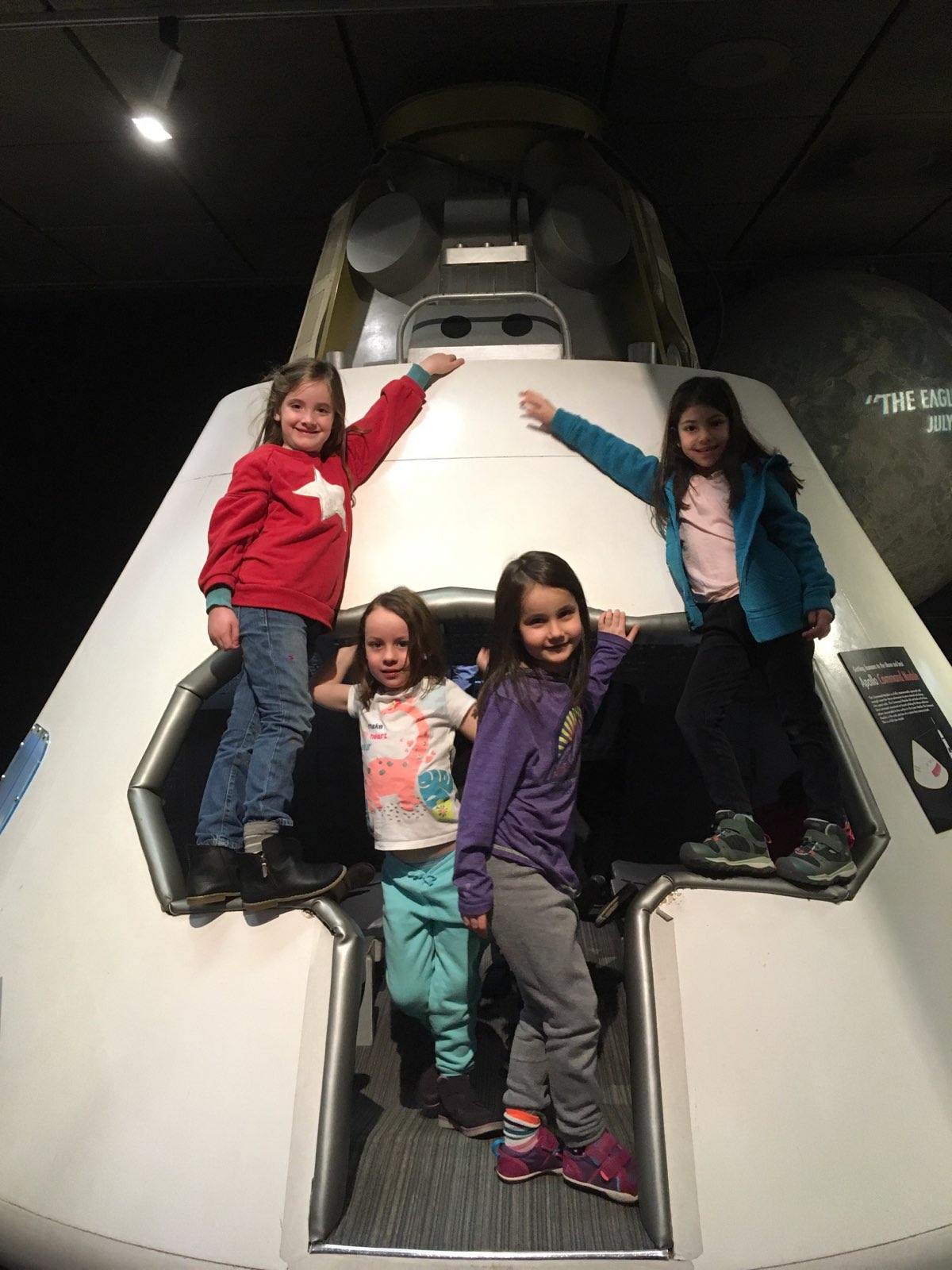 Our K/1 class blasted off on their space-themed field trip to the Museum of Science.