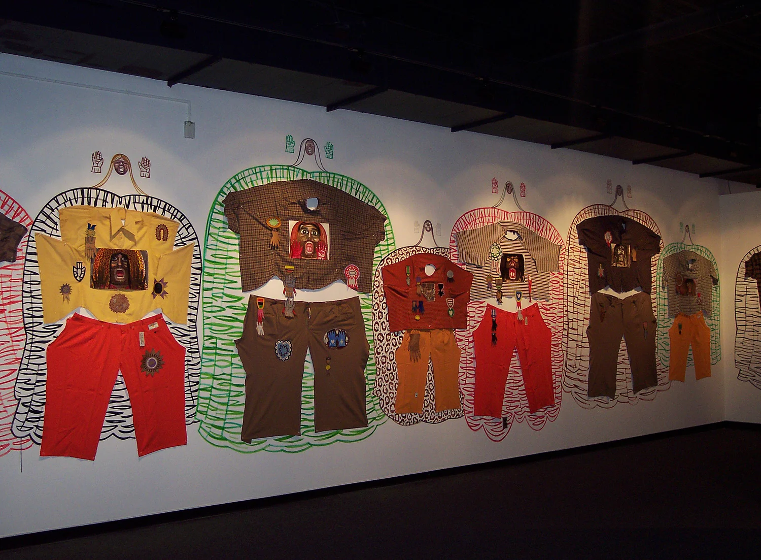 View 9, Work-In-Progress, Mississippi Museum of Art, Jackson, 2005, Mixed media installation