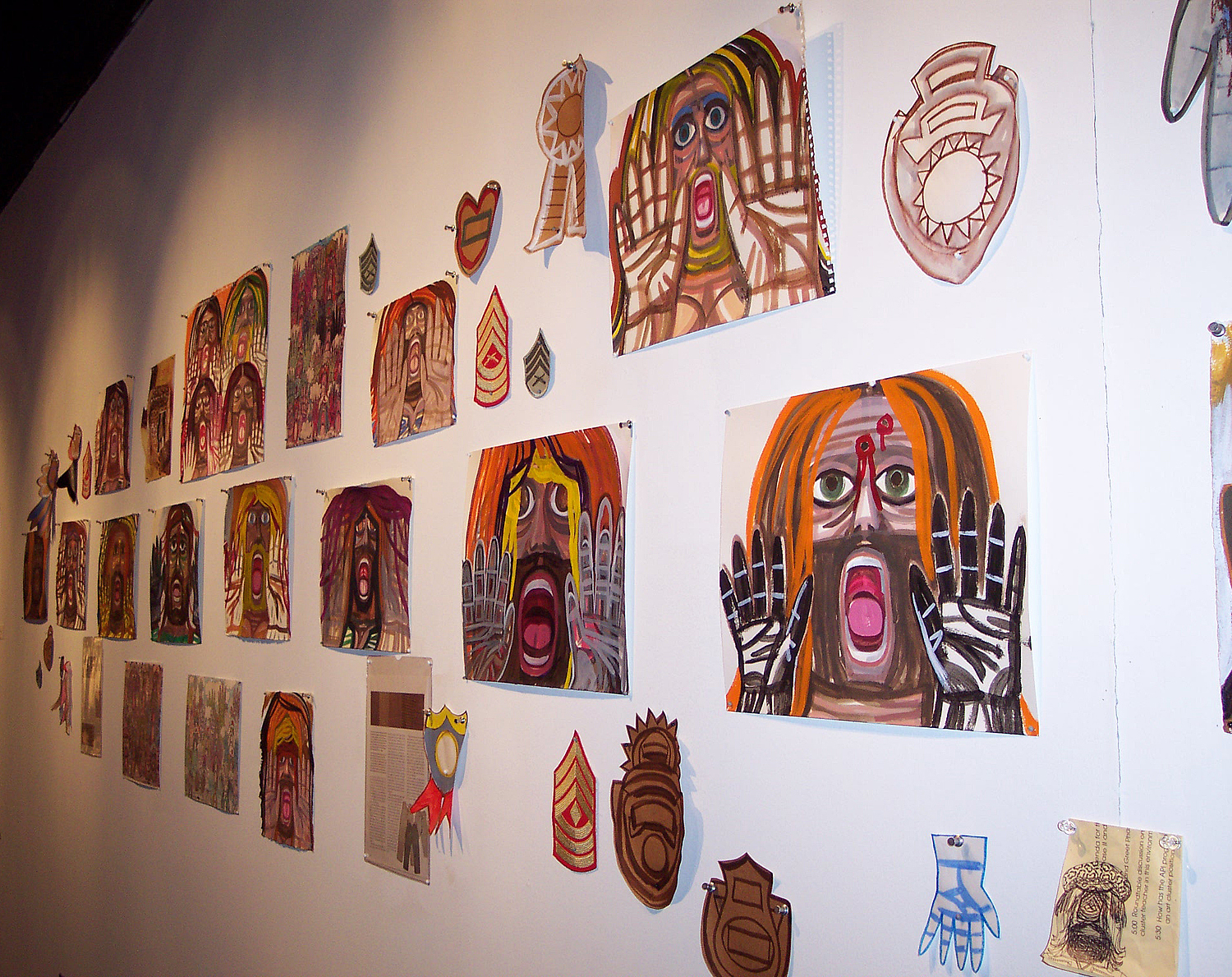 View 10, Work-In-Progress, Mississippi Museum of Art, Jackson, 2005, Mixed media installation