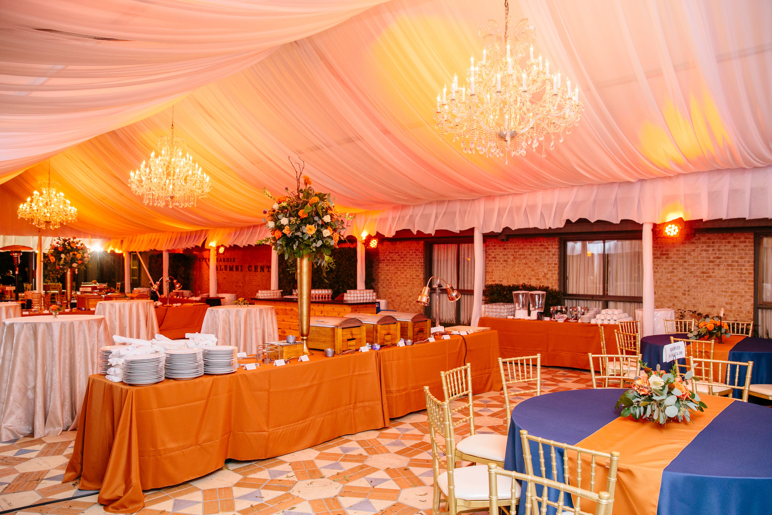  corporate event in private tent in downtown Austin, TX 
