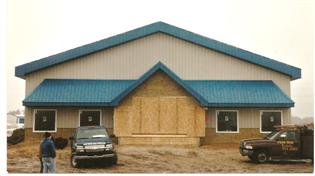   January 2006 New Bad Axe Store well under construction  