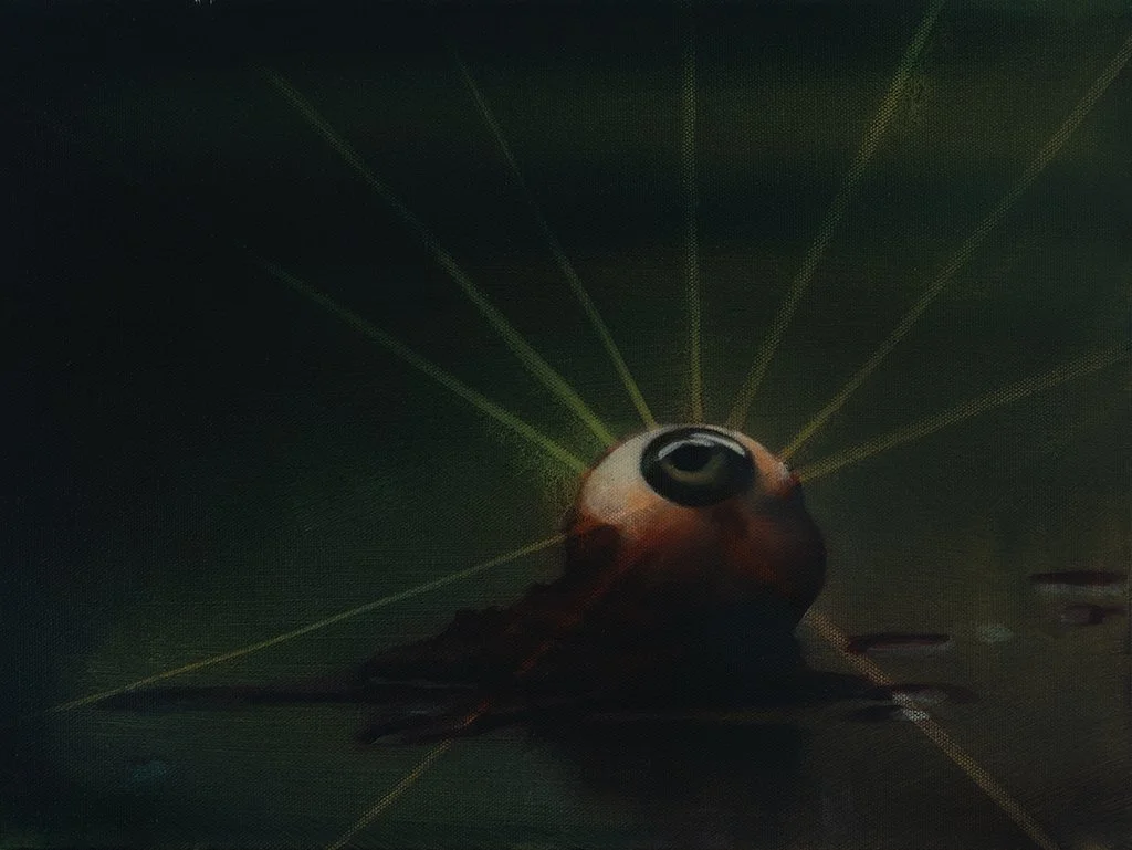 The Filmic Eye, Oil on Canvas, 12" X 16", 2023