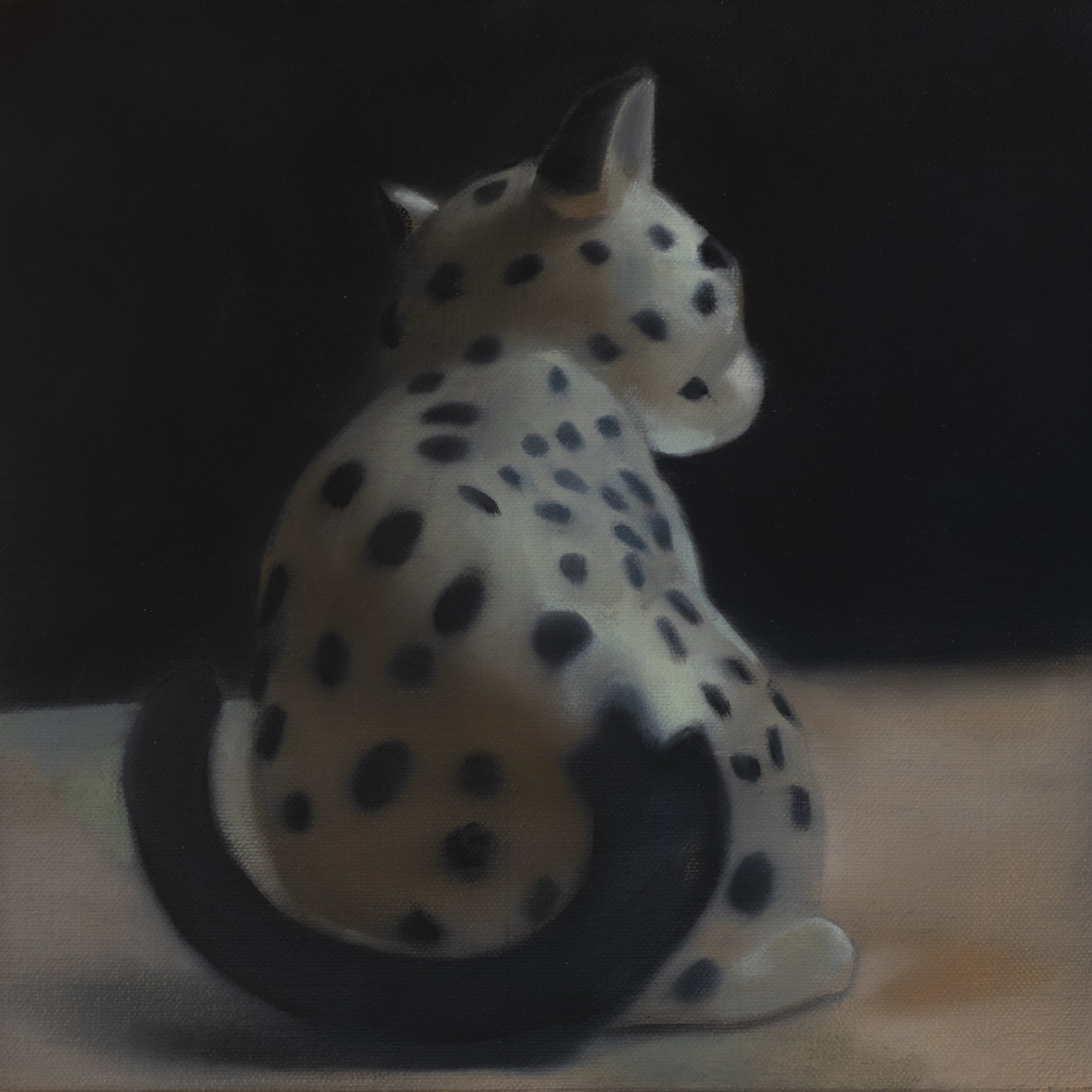 Birdwatcher, 10" x 10", Oil on Canvas, 2025