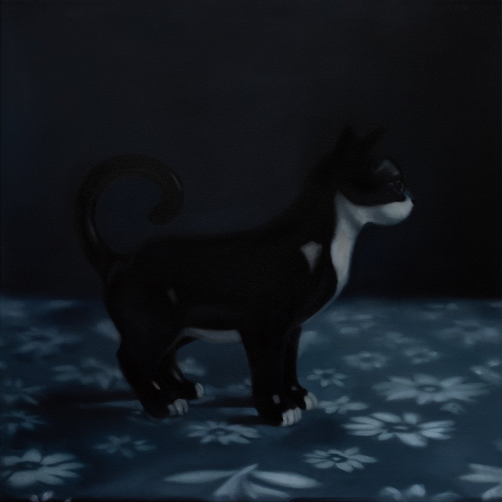 Poise, 32" x 32", Oil on Canvas, 2025