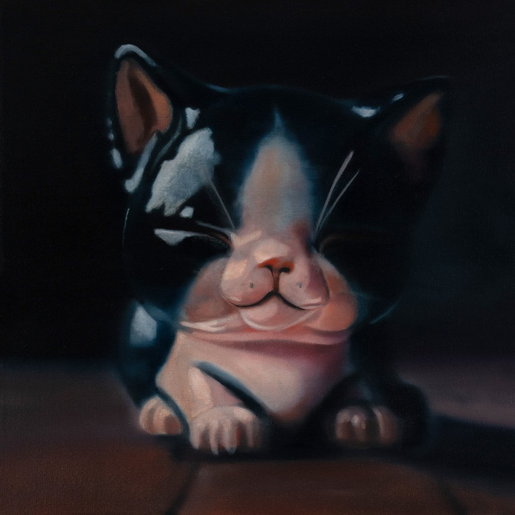 Squirt, 20” x 20”, Oil on Canvas, 2024