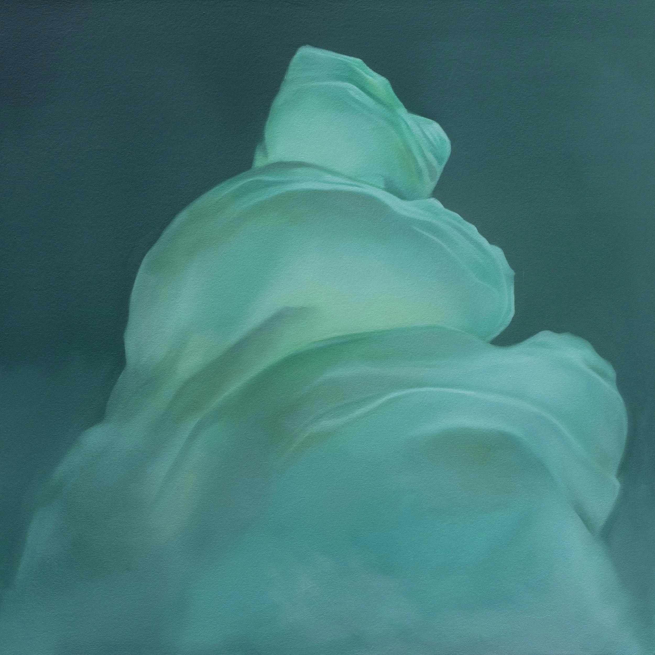 The Origin of Speechlessness, 30" x 30", Oil on Canvas, 2025