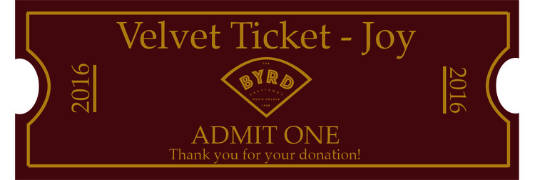 Collectable vintage movie ticket.