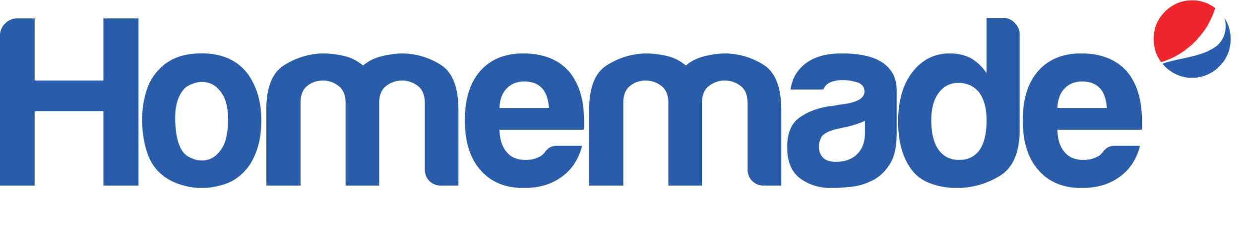 Homemade by Pepsi logo. In this new logo rendition, the Pepsi logo is smaller, to draw less attention to the brand, but to see where the collection stems from.