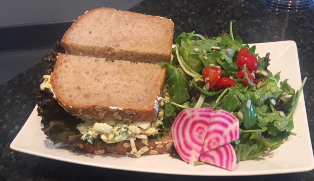 Copy of Egg Salad Sandwich with a side salad