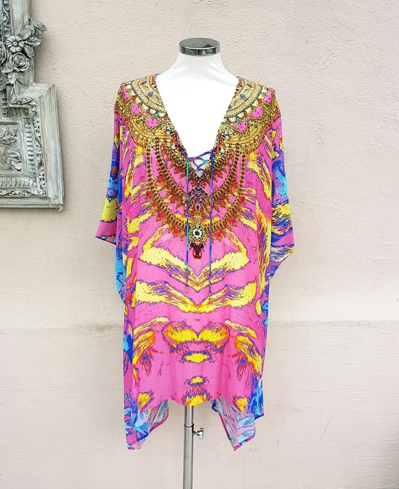 colourful kaftan
