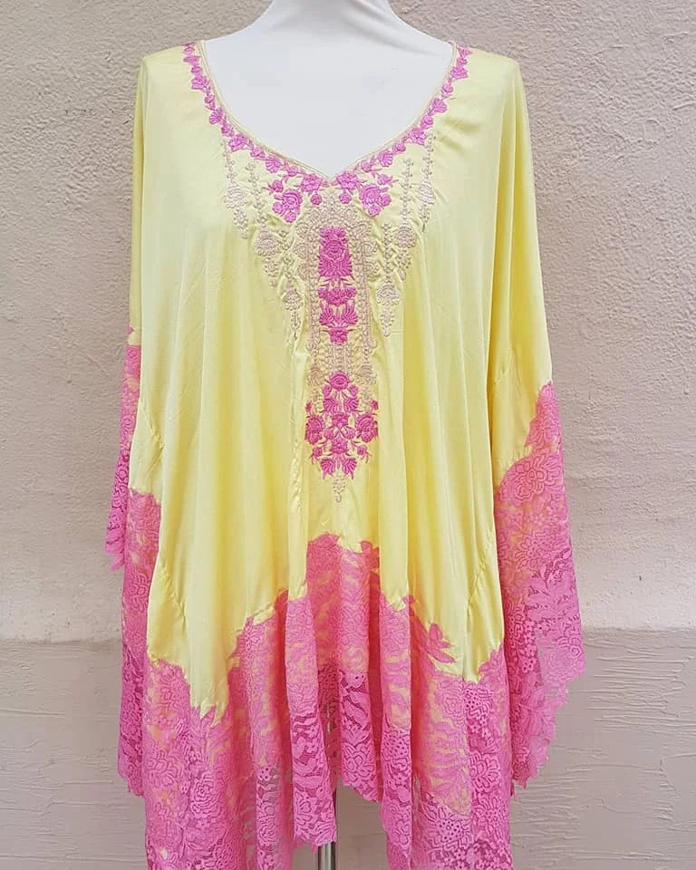 frilly kaftan