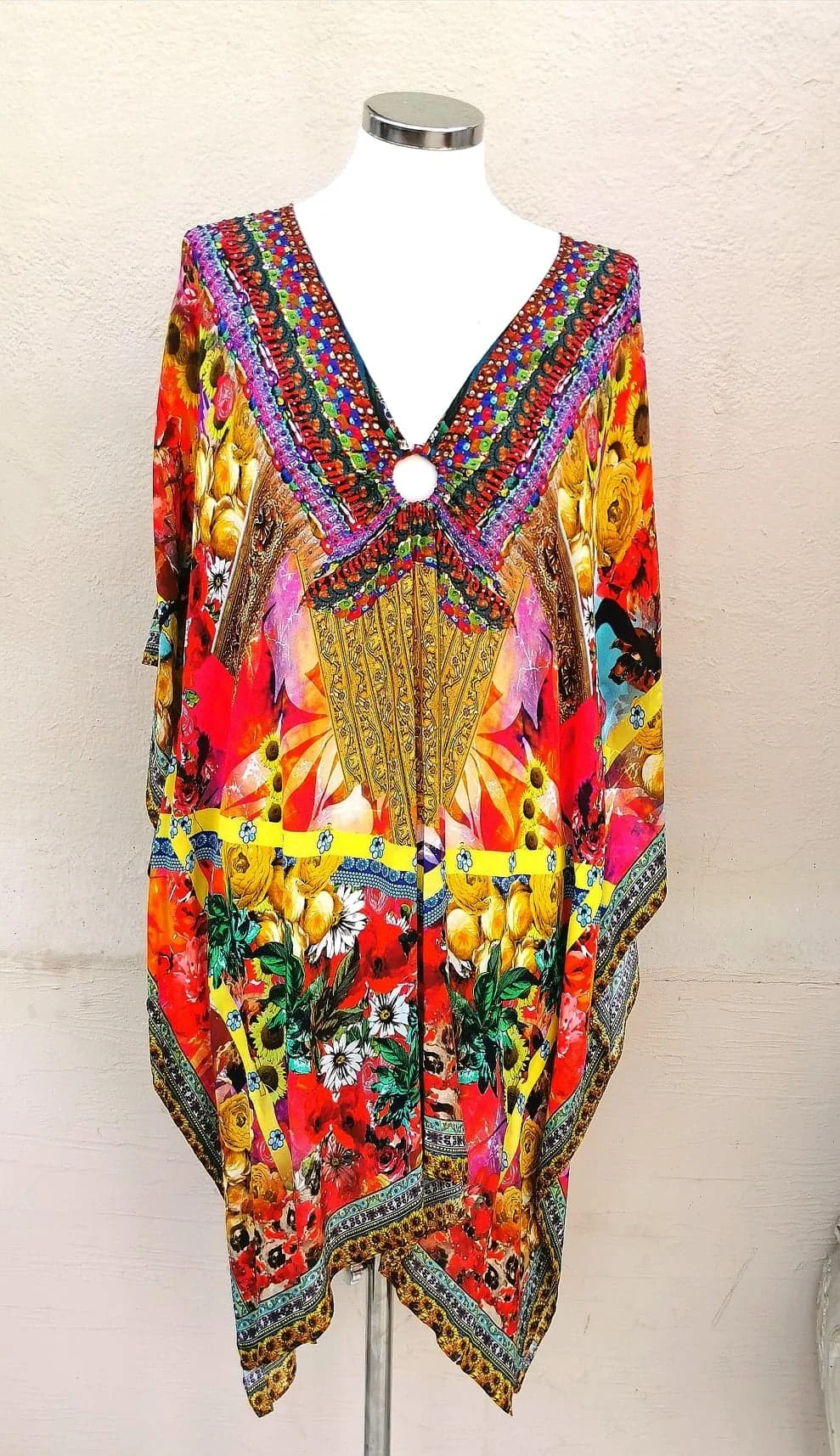 colourful kaftans