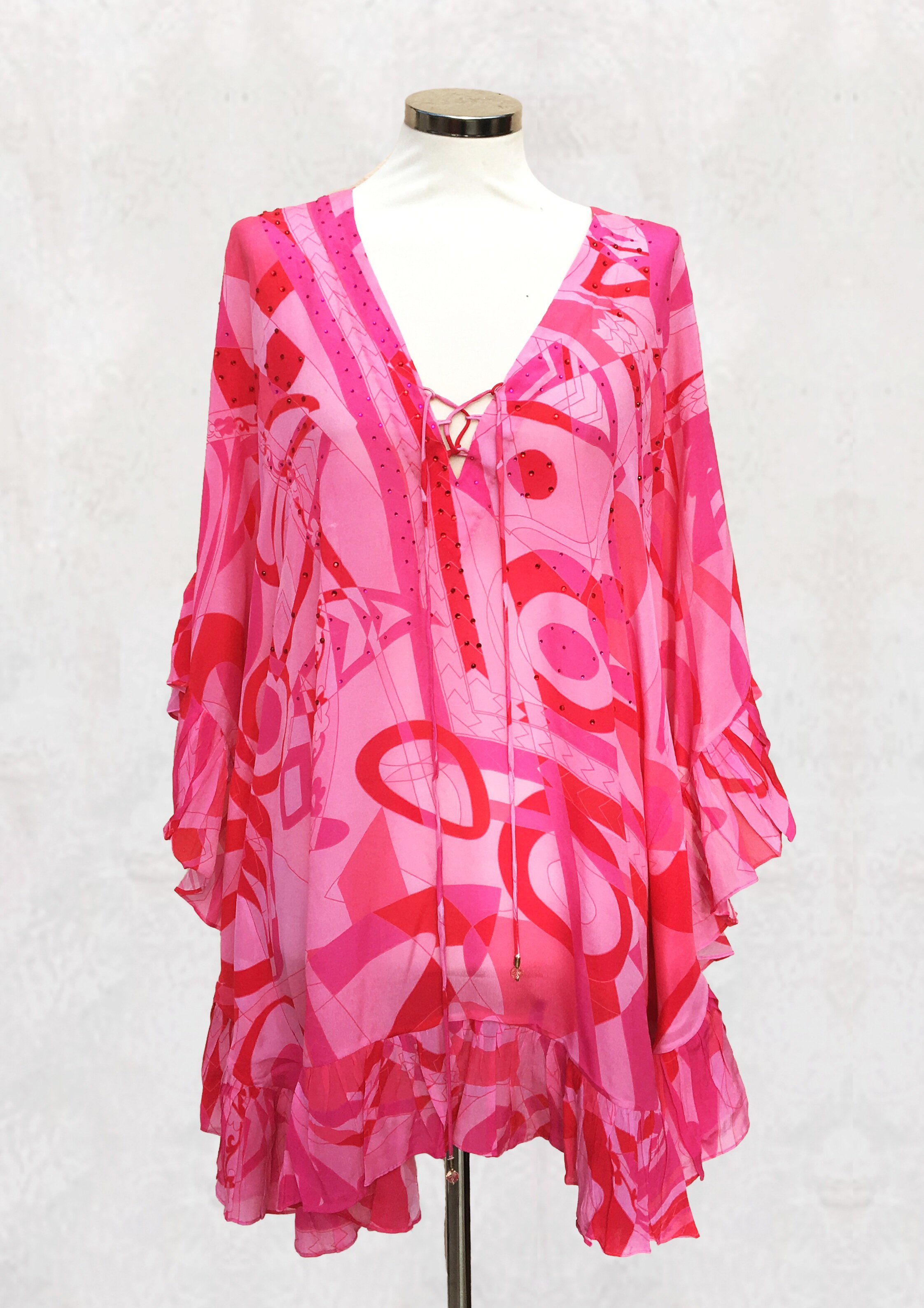 frilly kaftan