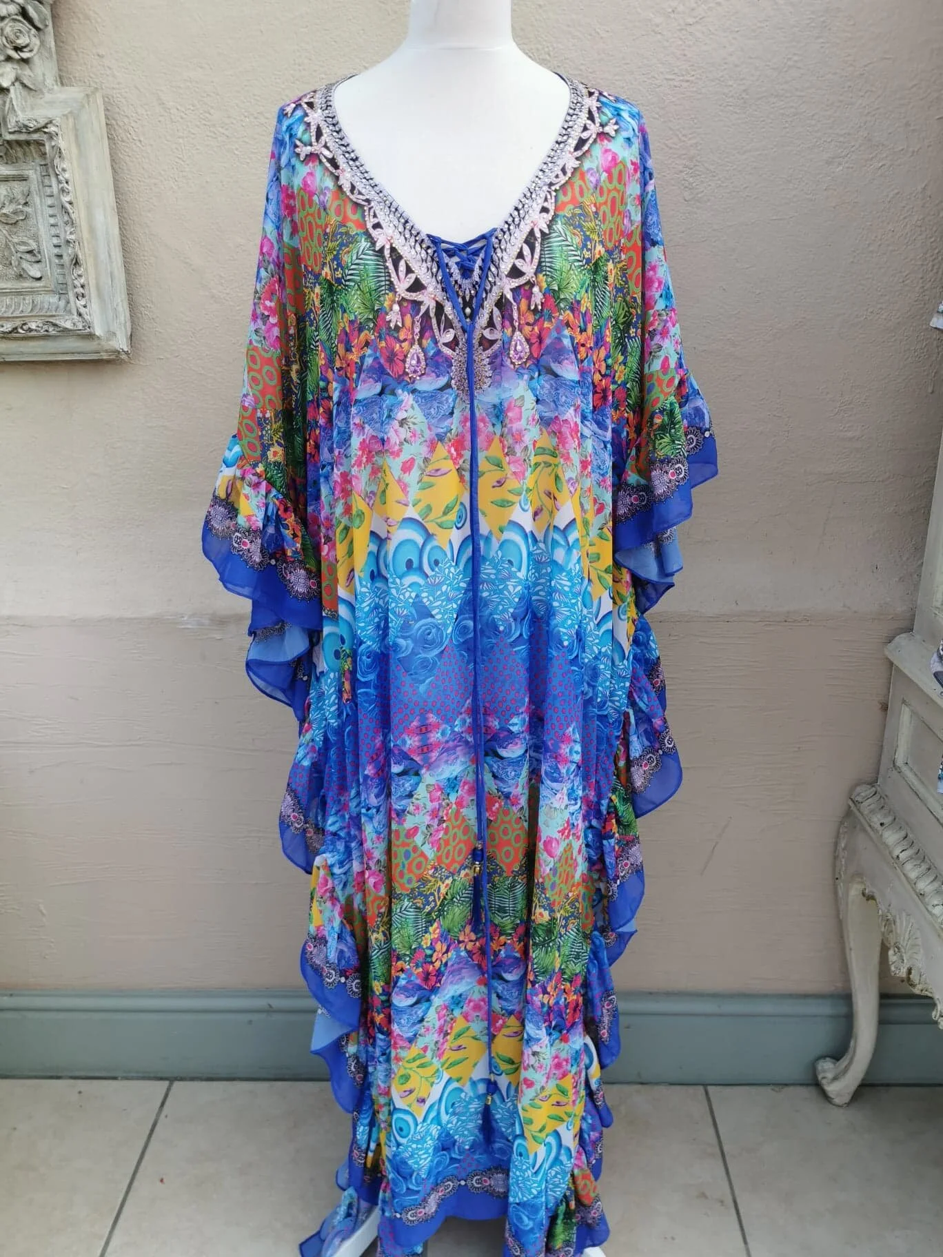 colourful kaftan