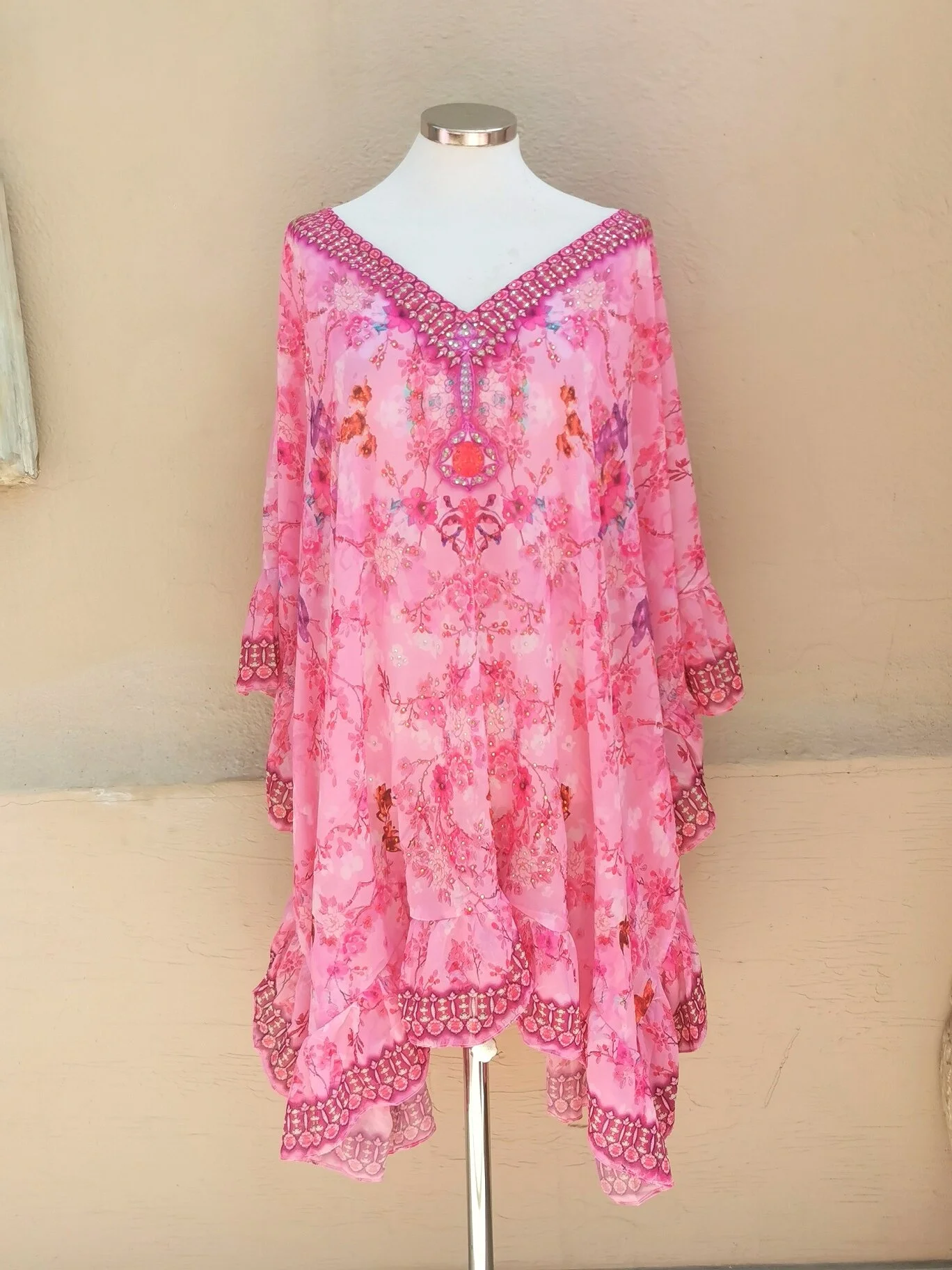 frilly kaftan
