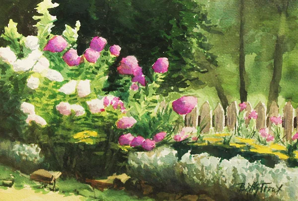 Blooms By The Fence-Betty Trout.jpg