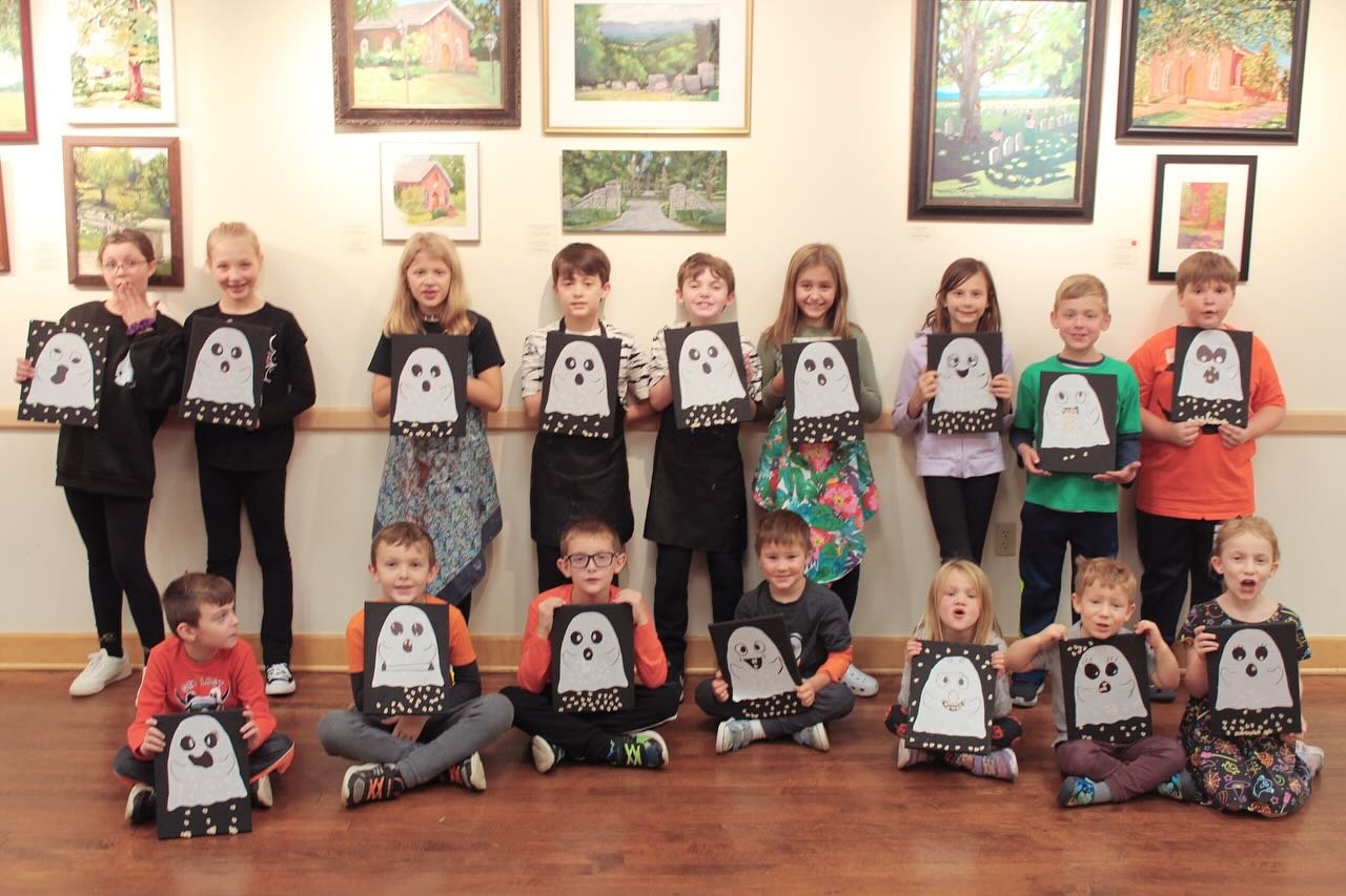 🎃 Happy Halloween from Latrobe Art Center! 🎨 👻 We hope your day is filled with treats, creativity, and just the right amount of spooky! 🎃 ✨ #happyhalloween #latrobeartcenter #halloweenart