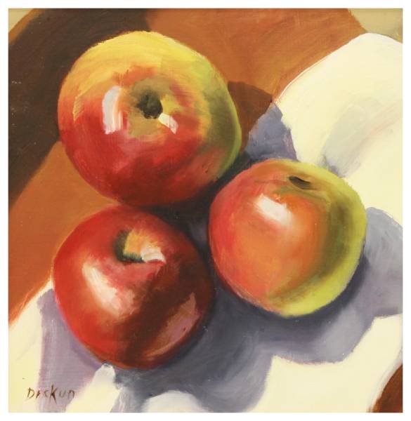 Bowl Of Apples In The Sun, Patricia Dickun