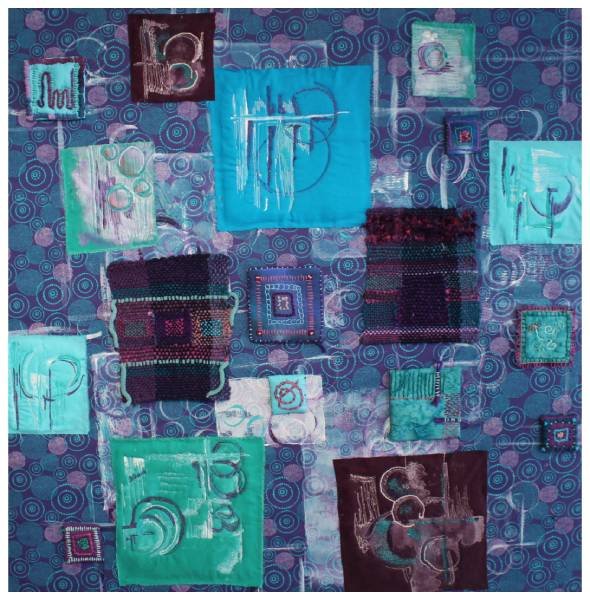 Loving Turquoise & Purple, Barbara Kubula