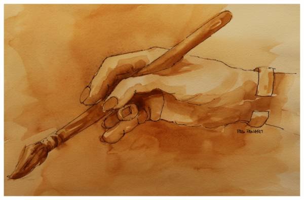 Hand Study, Peg Panasiti