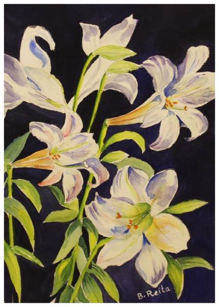 Easter Lilies, Betty Reita
