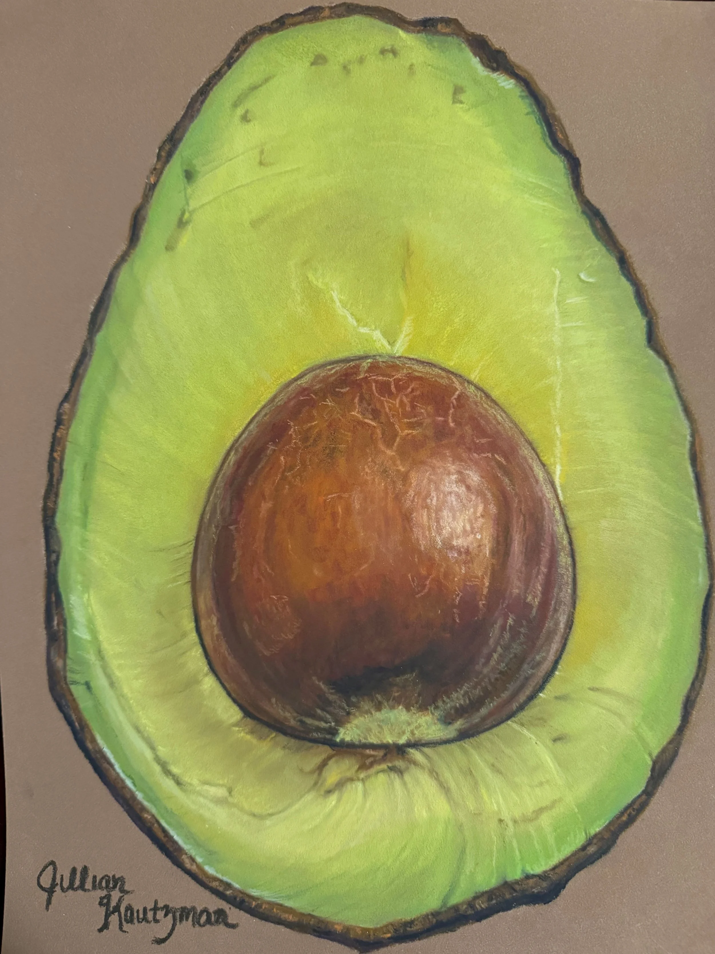 "Cut Avacado" by Jillian Kautzman