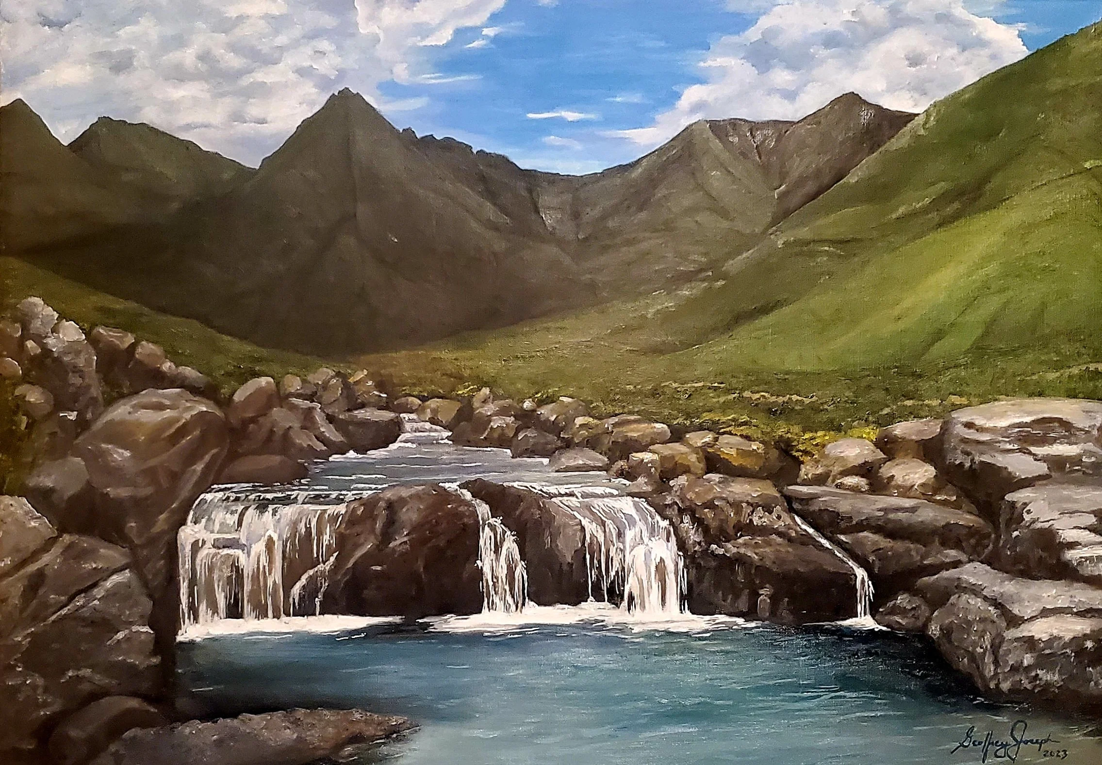 "Fairy Pools of Skye" by Geoffrey Joseph