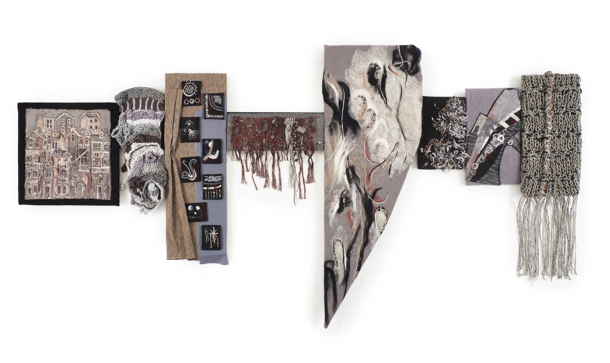 "Ways I Like to Play in Subtle Shades of Black and Grey" by Barb Kubala