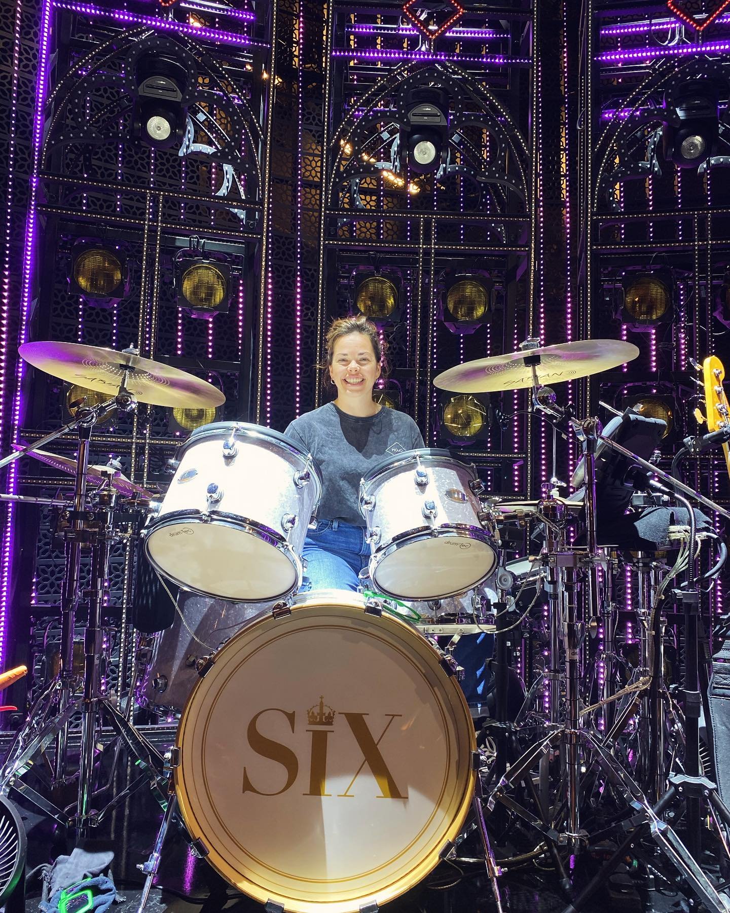 What a week! Did my first few shows as Dep Drummer on @sixthemusical in the West End! Huge thanks to @aliceangliss for trusting me with the job and all the help and support learning the part 🥁

#six #sixthemusical #westend #london #drums #drummer #f