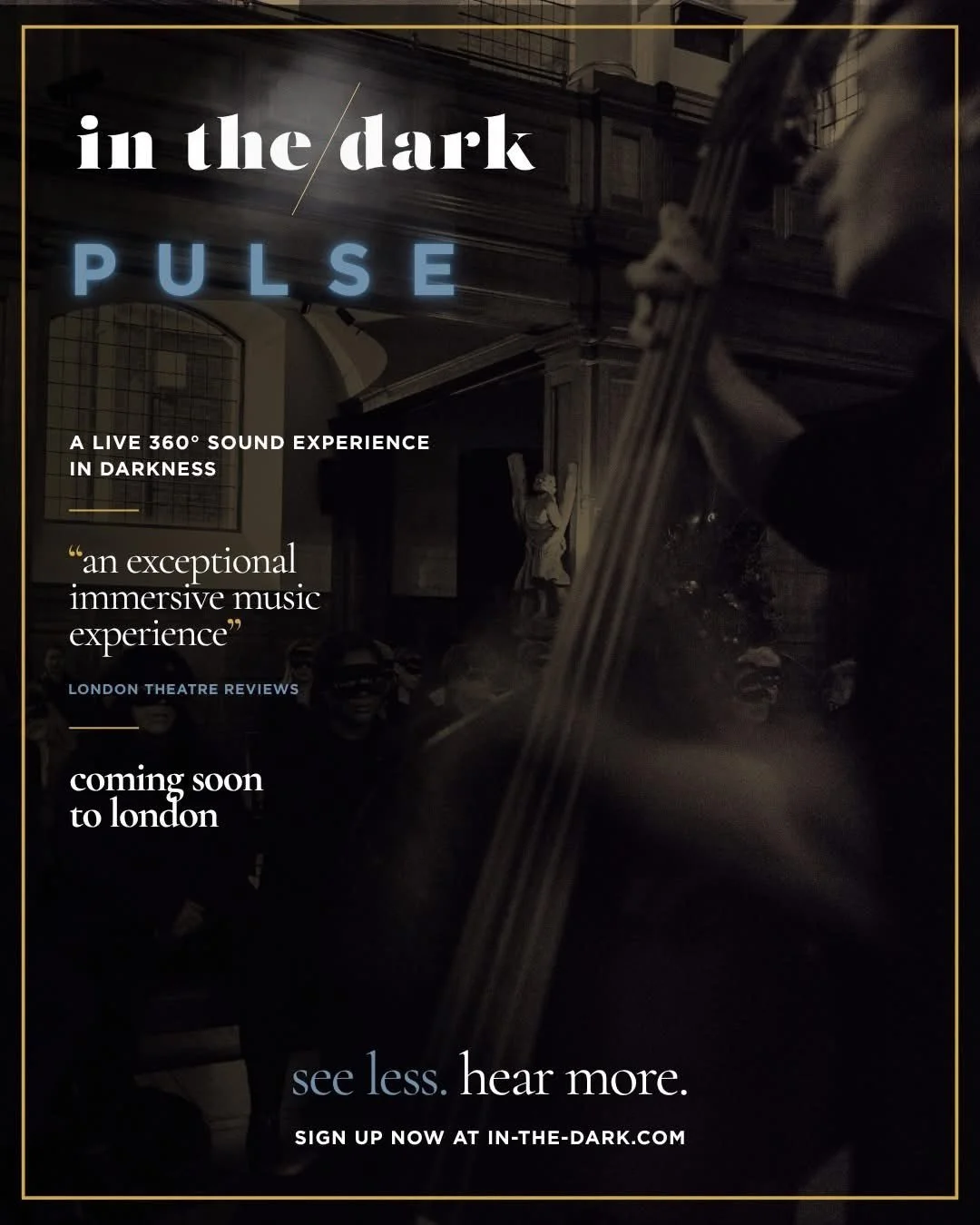 Absolutely buzzing to share that a project I&rsquo;ve been involved with over the past year @inthedark_live is partnering with @rglivetickets the live entertainment division of Sony Music! @sonymasterworks 

We&rsquo;re heading out on tour around the