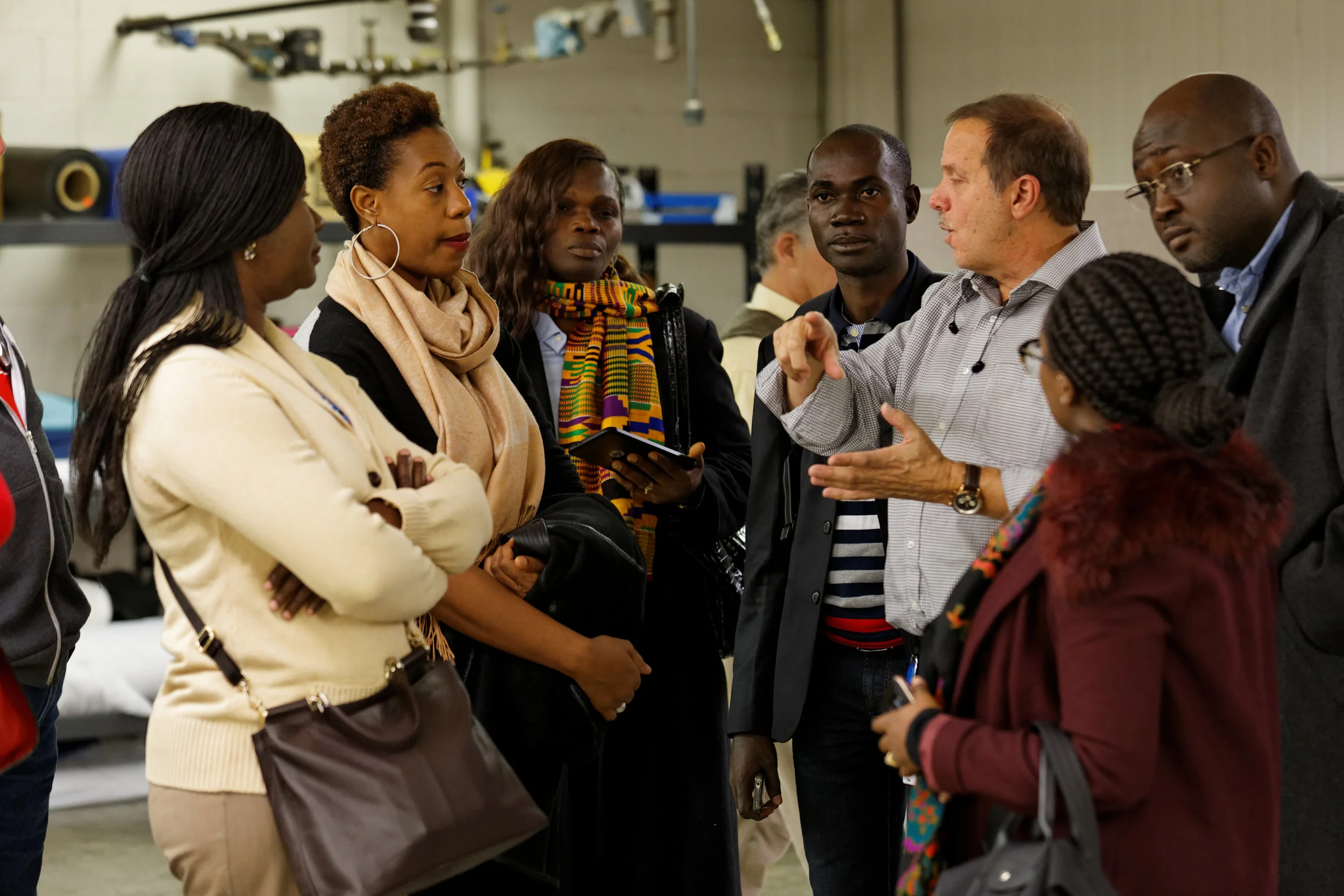 Ghana Textile Manufacturers visit North Carolina