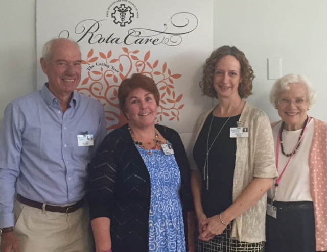 (Photographed here with Board Officers, Tom Gelsdorf and Maureen Clancy. Not photographed, Dennis Greeley.)