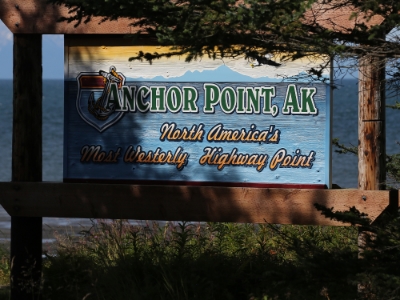 twored has been to anchor point, the most westerly highway point