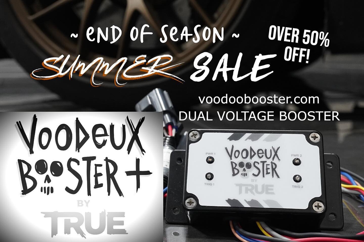 Don&rsquo;t miss out on our End of the Summer Sale on Dual Fuel Pump Voltage Boosters (aka boost a pumps)!!! Sale ends September 22nd at voodoobooster.com
