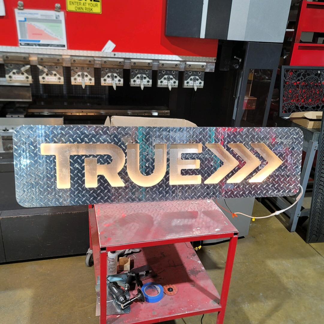 I&rsquo;ve looking to have a sign created for True Motorsports and Nick over at @cwlaserandfab knocked it out of the park!!! Give them a call for any of your custom fab needs!