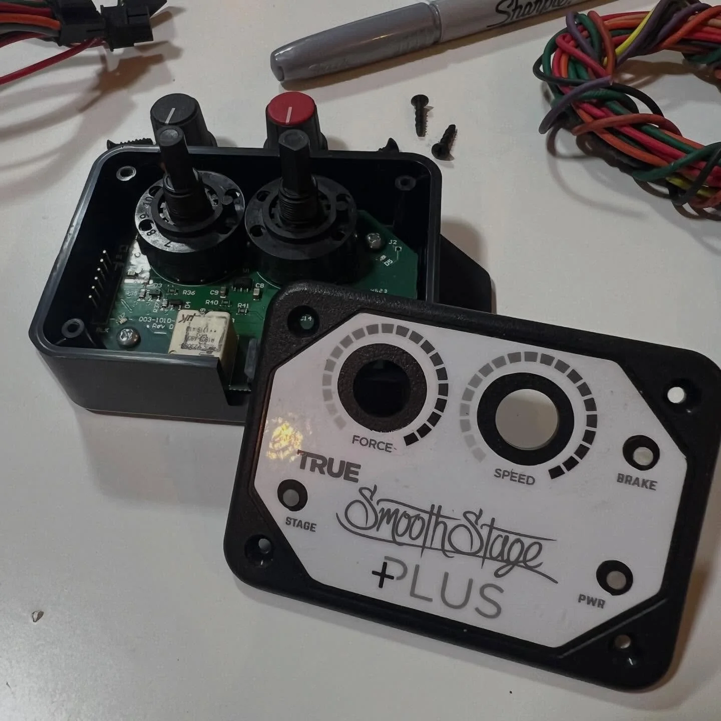 Knocking out a few last minute Smooth Stage Plus units before the weekend. Each unit we ship is programmed and fully tested before it goes out the door. #smoothstage