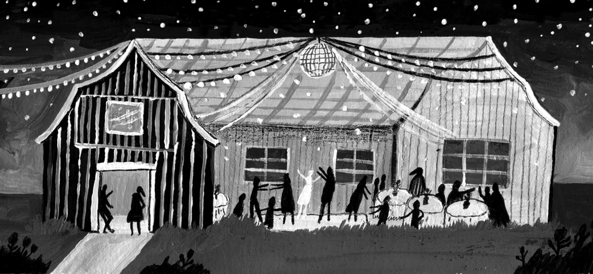 Illustration about barn weddings for the Op-Ed section of the New York TImes. Thanks AD Nathan Huang (2014)