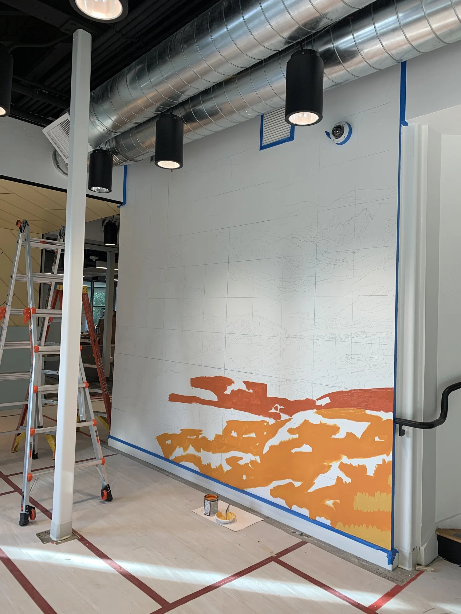 Google Artist In Residence Mural — Ariel Lee