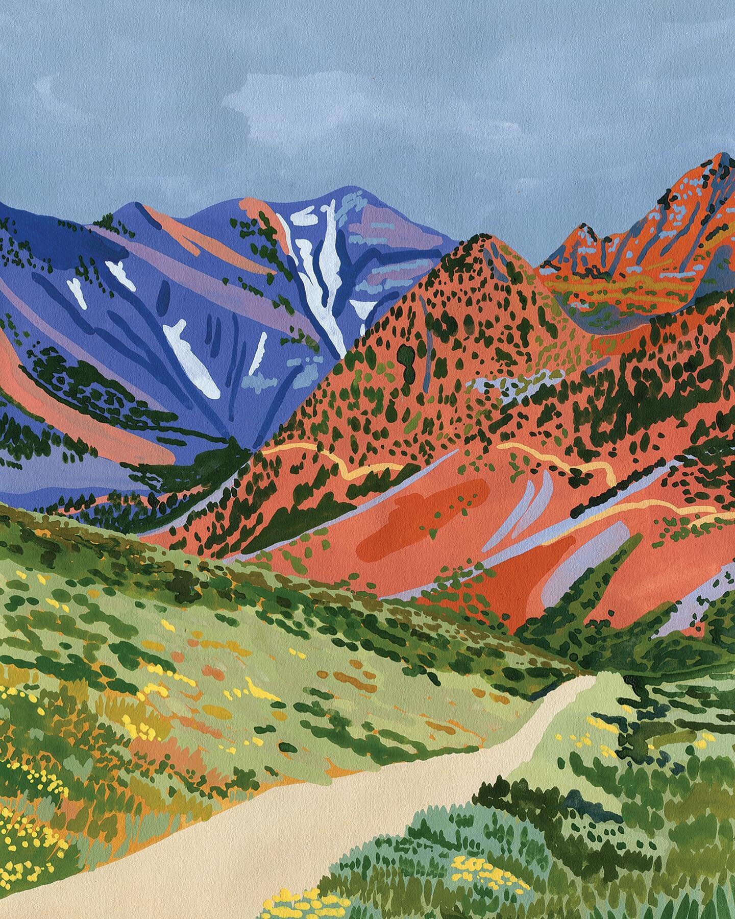 Laurel Traverse 🐚
Gouache on paper
〰️
Prints now available in my online shop