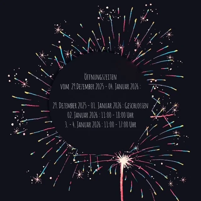 Geänderte Öffnungszeiten vom 29. Dezember 2025 - 04. Januar 2026