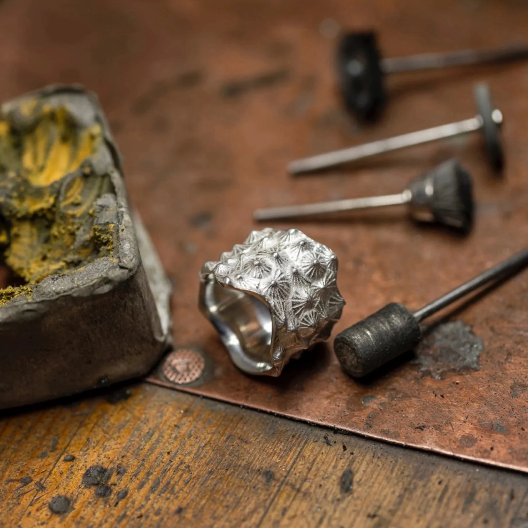 Ring "Seepocke" in 925/°°° Silber