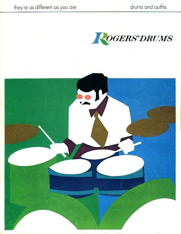 Rogers Drums catalogue cover, 1970