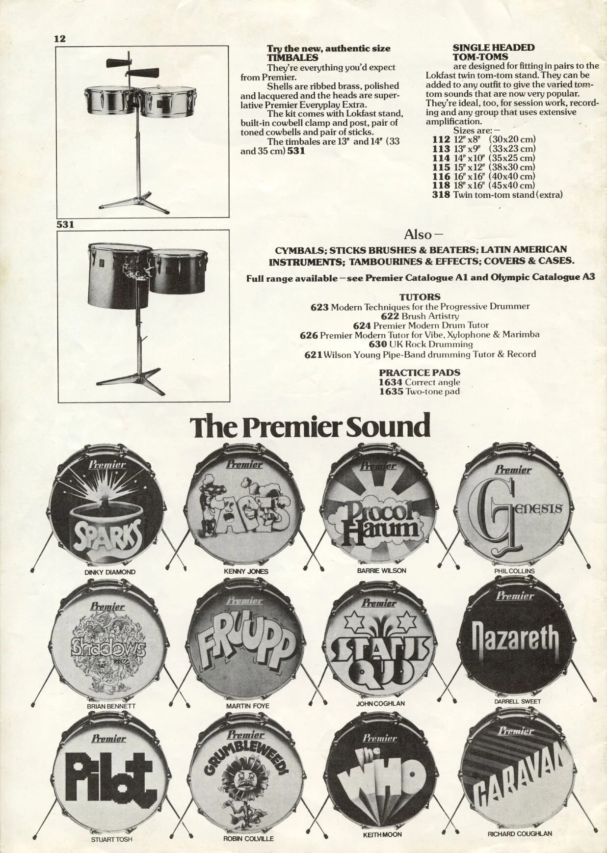 The Graphic Design of Drumming Catalogues from the 1920s to the 1980s