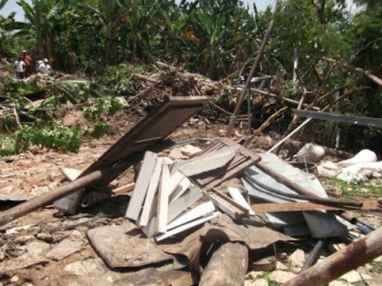 Ruins of demolished Restoring the Kingdom of God Temple in Santiago de Cuba