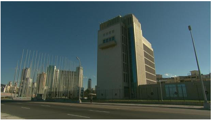The U.S. Embassy in Havana, now all but closed
