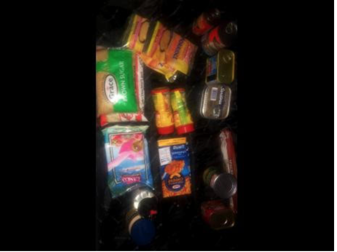 A Jamaican medical student in Cuba said this is all the food she has left