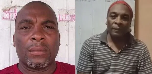 Virgilio Mantilla before and after his last imprisonment.