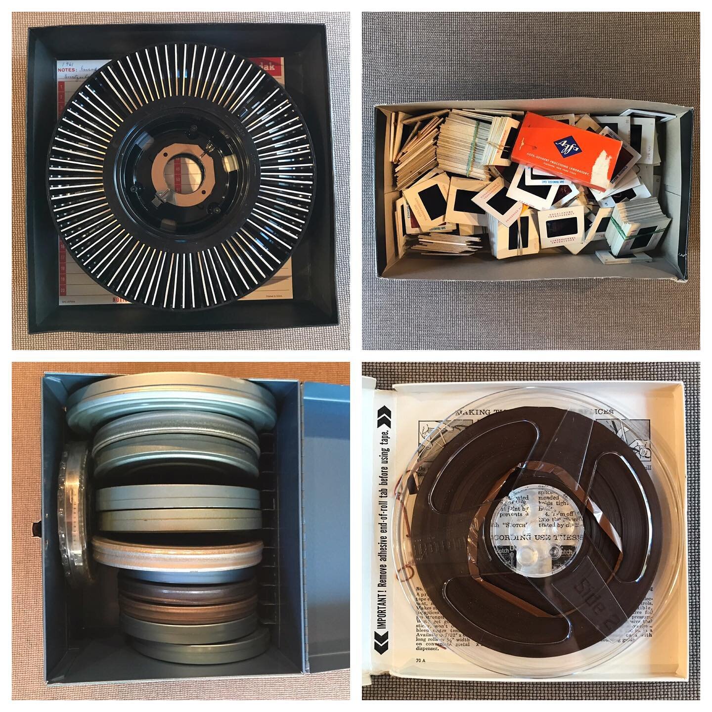 FOUND: my client&rsquo;s long lost slides and film reels from her adventures around the world! 
While emptying closets that hadn&rsquo;t been touched in years, we found these memories of her travels from Asia to Europe to Africa and everywhere in bet