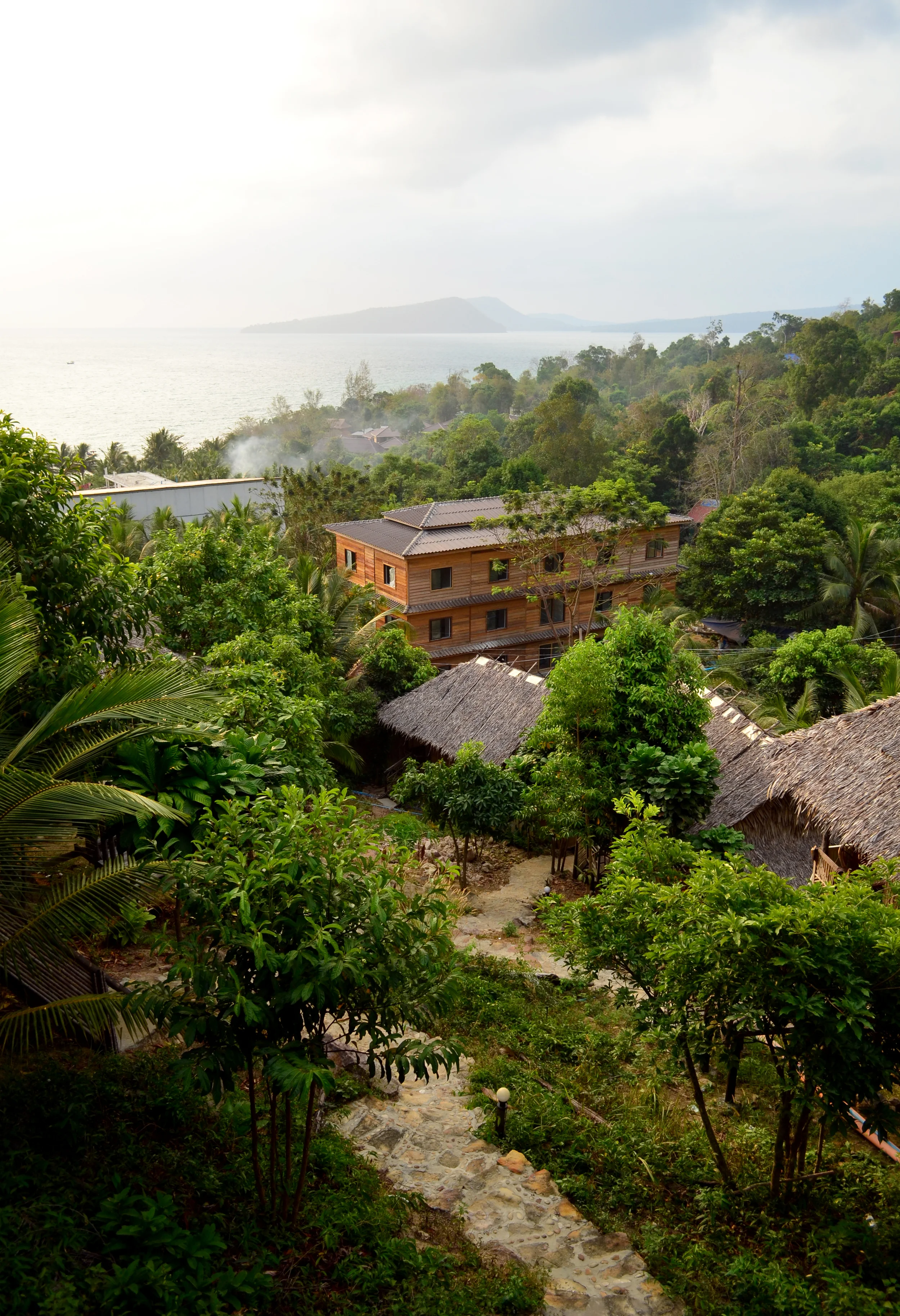 view from our bungalow