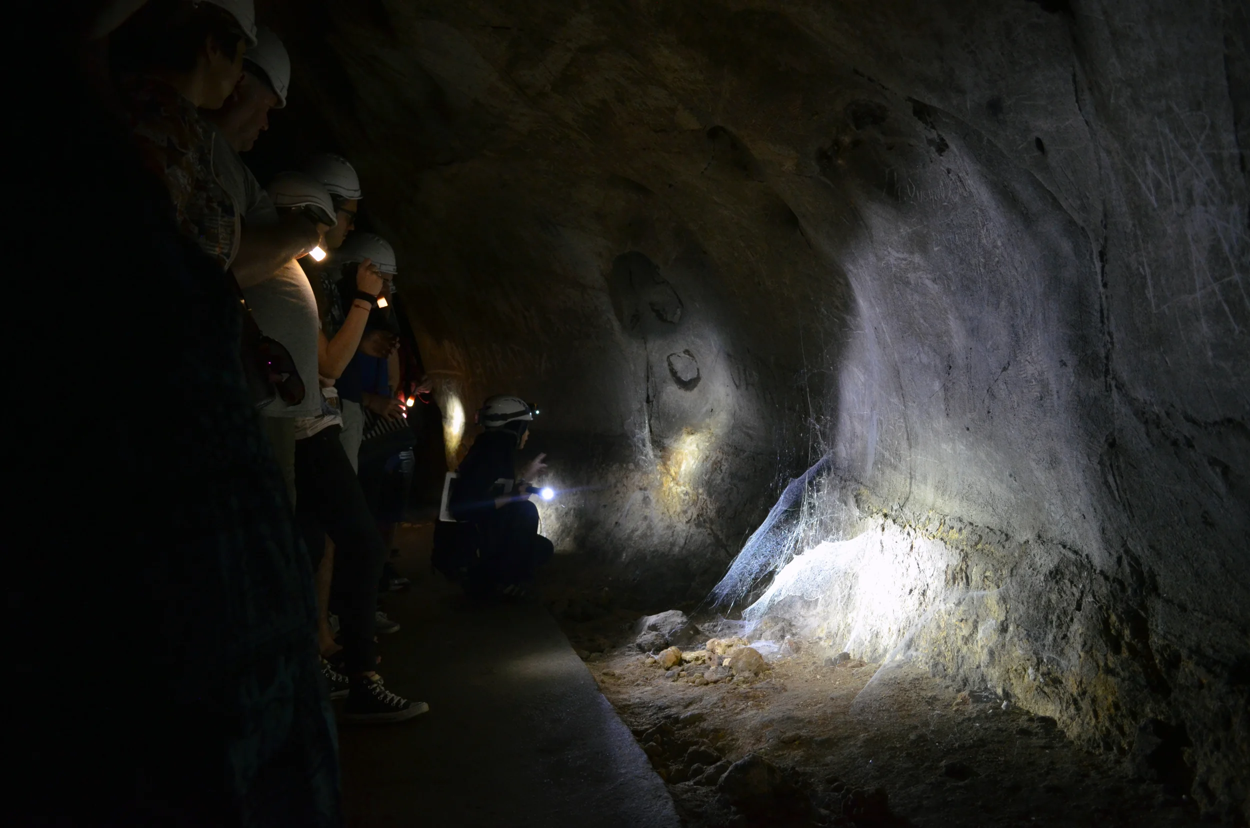 dark caves